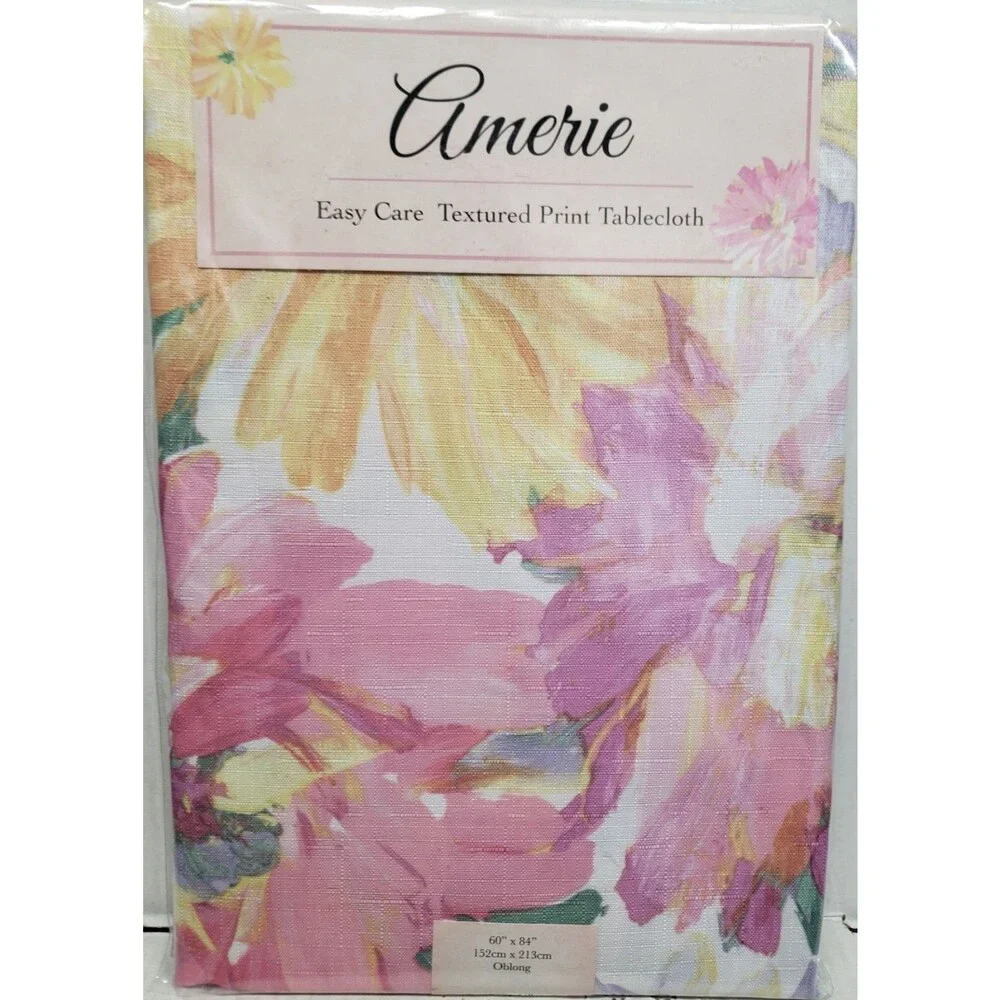 Printed Fabric Tablecloth 60